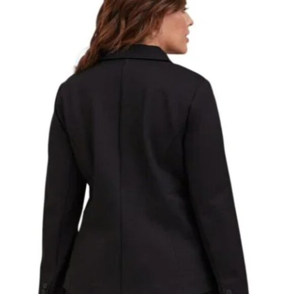 Torrid Black Studio Luxe Ponte Blazer - Picture 2 of 7